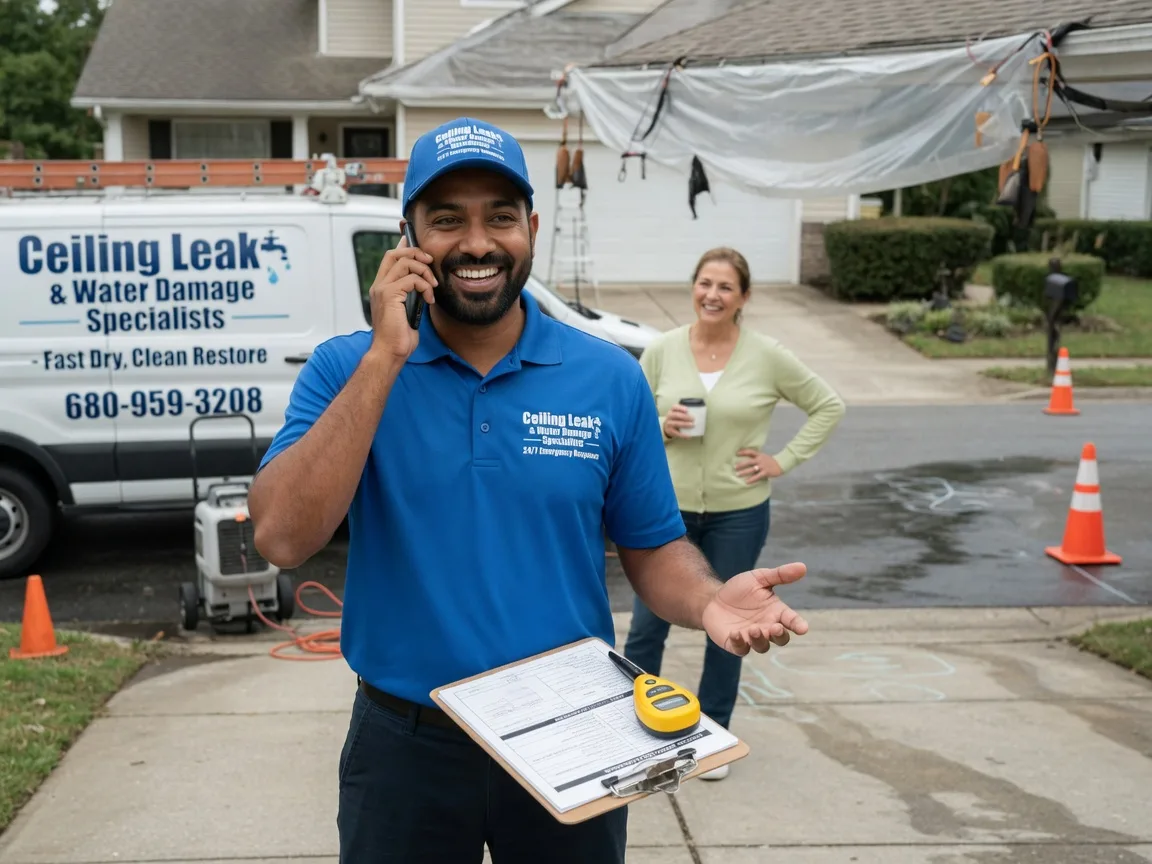 Ceiling Leak Cleanup Peachland, NC FAQs